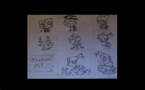 Invader Zim characters by XoxInvaderLizxoX on DeviantArt
