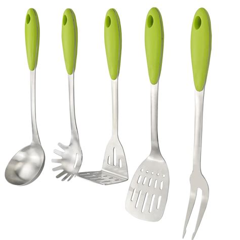 Buy Morcte 5 Piece Kitchen Utensils Cooking Tool Set Online at Low ...
