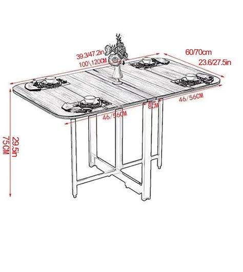 FQWYNMZ Drop Leaf Dining Table, Folding Dining Table, Wooden India | Ubuy