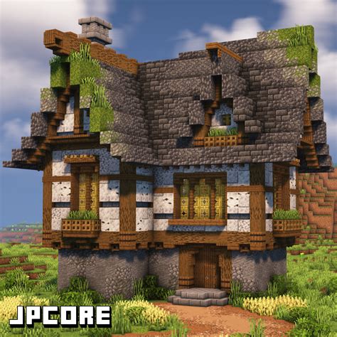 Minecraft Medieval House | Minecraft houses, Easy minecraft houses ...