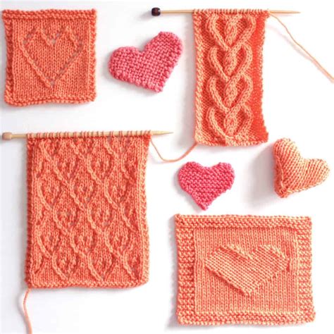 Image result for Simple Knitted Heart Pattern