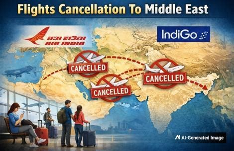 Flights Cancellation To Middle East: 5,500+ Flights Cancelled Since US ...