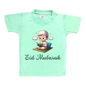 Buy Cute Pals Kids Eid Mubarak T-Shirt for Baby Boys Toddlers D5 (in ...