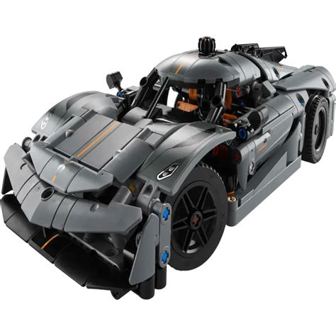 Lego 42173 Technic Koenigsegg Jesko Absolut Grey Hypercar (801 Pieces ...
