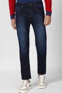 Peter England University Tapered Fit Men Light Blue Jeans - Buy Peter ...