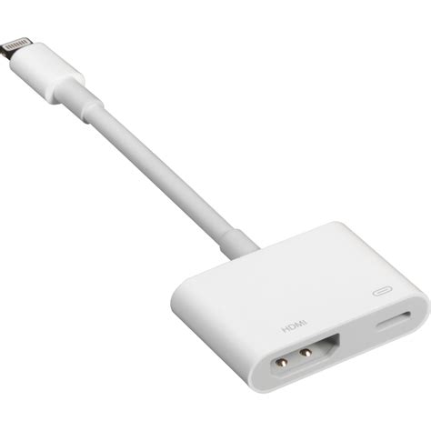 Apple Lightning Digital AV Adapter (White) MD826AM/A B&H Photo