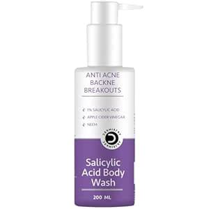 Buy Dermistry 1% Salicylic Acid Anti Acne Exfoliator Body Wash | Neem ...