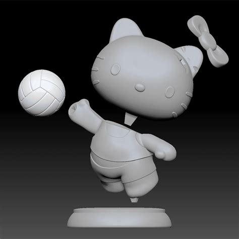 Volleyball Hello Kitty - 3D model by UpInAtoms on Thangs - Image 4 of 5