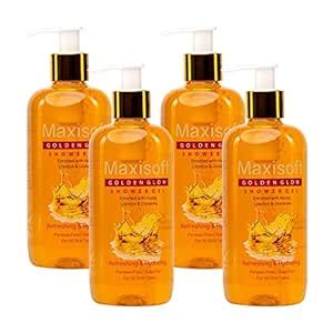 Buy Maxisoft Golden Glow Shower Gel | Refreshing & Hydrating | pH ...
