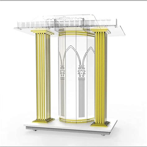 CAMBOS Lectern Podium Stand, Clear Acrylic Podium Acrylic India | Ubuy