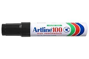 Artline Ek100 7,5 mm - 12,0 mm giant permanent marker - black : Amazon ...