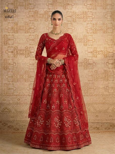 Alizeh 1084 Colours Butterfly Net Designer Lehenga Choli Collection