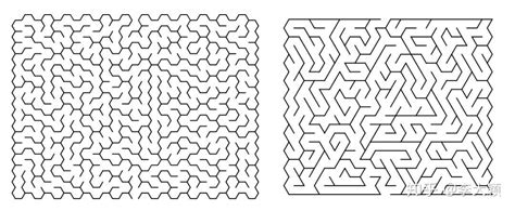 这34个迷宫，可以对孩子大脑进行更多思考角度的训练_终点