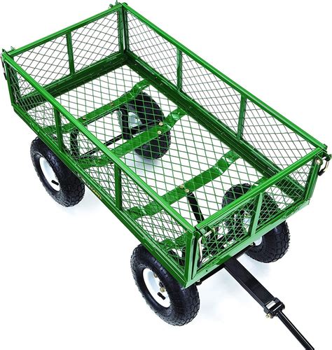 Buy Gorilla Carts GOR400-COM Steel Garden Cart with Removable Sides ...