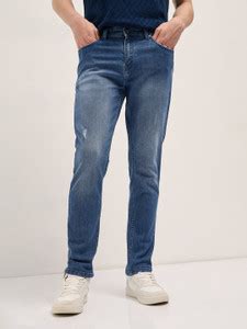 THE BEAR HOUSE Slim Men Blue Jeans - Buy THE BEAR HOUSE Slim Men Blue ...