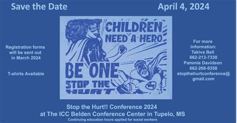 2024 Stop the Hurt Conference, Itawamba Community College Belden Center ...