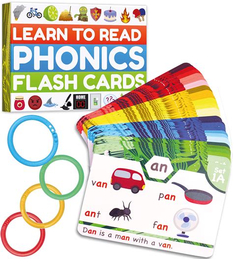 Buy Phonics Flash Cards - Learn to Read in 20 Stages - Digraphs CVC ...