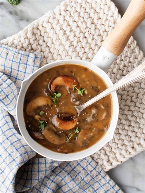 Mushroom Gravy Recipe - Love and Lemons