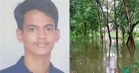 Manarcadu Student Death,വെള്ളം നിറഞ്ഞ് തോടും പറമ്പും; കുളിക്കാനിറങ്ങിയ ...