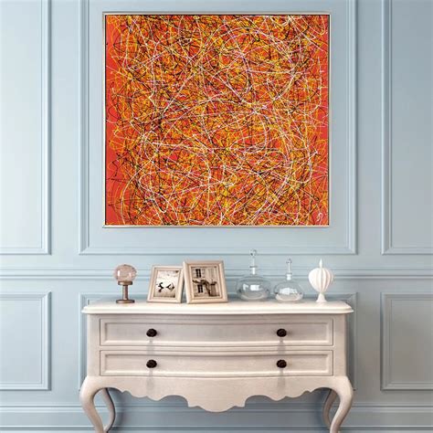 Red oil painting, the accountant painting L329 – LargeArtCanvas