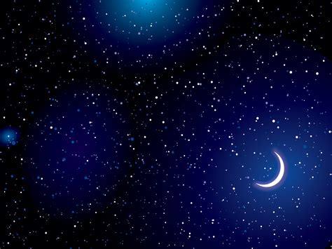 Night Sky Blue Background