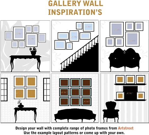 Seesaw - Set of 8 Individual Wall Photo Frame 4 Units Of 8 x 10 Inch ...