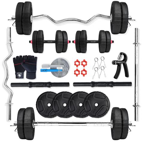 BULLAR Premium PVC 2.0 Home Gym Set,Home Gym Combo,Home Gym Equipments ...