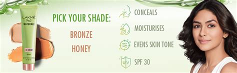 Lakme 9 to 5 Naturale CC Cream, Honey, Spf 30 PA++, With Aloe Vera ...
