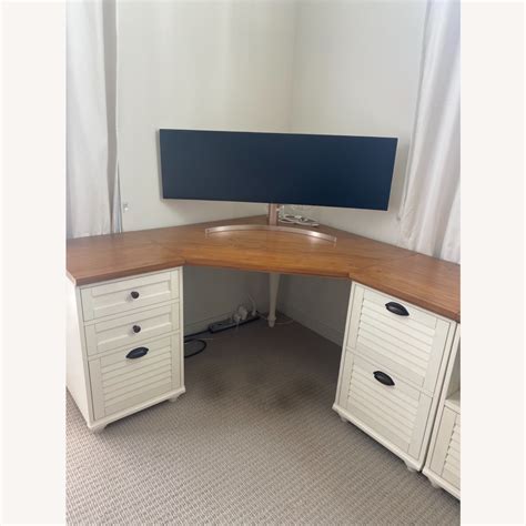 Pottery Barn Whitney Corner Desk - AptDeco