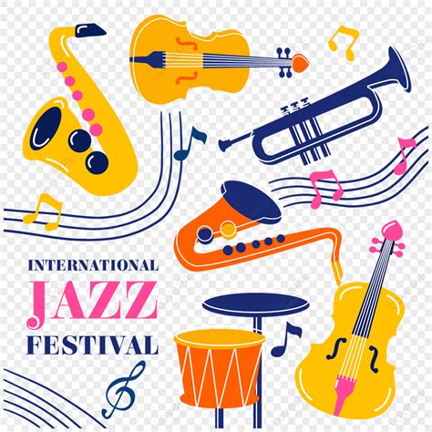 Jazz Musical Instruments PNG Images With Transparent Background | Free ...