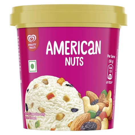 Kwality Walls American Nuts Frozen Dessert Cup, 100ml : Amazon.in ...