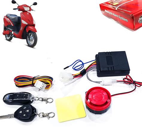 AUTO PEARL Motorcycle Bike Anti-Theft Alarm System, 12V Motorcycle Anti ...