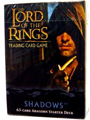 Buy Lord of the Rings Card Game Theme Starter Deck Shadows Aragorn by ...