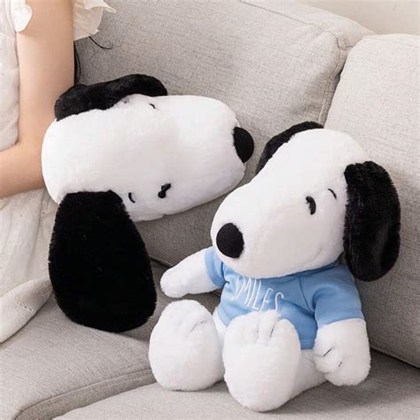 Miniso Snoopy Birthday Party Series Toy-Sitting Plush Doll Cute Pillow ...