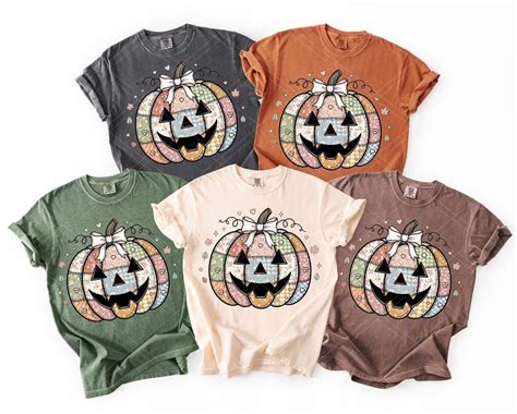 Viral Patchwork Pumpkin COMFORT COLORS OR SOFTSTYLE Short Sleeve – Wolf ...