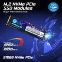 EVM NVME 512 GB Desktop, Laptop, Network Attached Storage, Surveillance ...