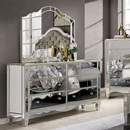 Image result for Silver Mirrored Furniture