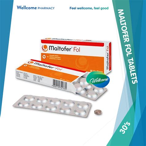Maltofer Fol Oral Iron Chewable Tablets With Folic Acid, 40% OFF