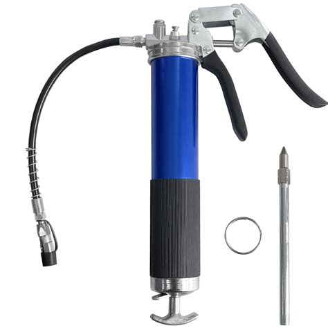 Sutekus Grease Gun 7000 PSI Pistol Grip Grease Gun Kit with Spring Flex ...