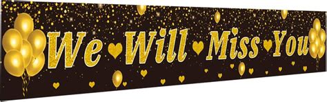 Shiny Farewell Banner for Retirement Party Decorations - India | Ubuy
