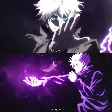 Jujutsu Kaisen || Gojo Satoru || Hollow Purple | Anime, Jujutsu, Purple