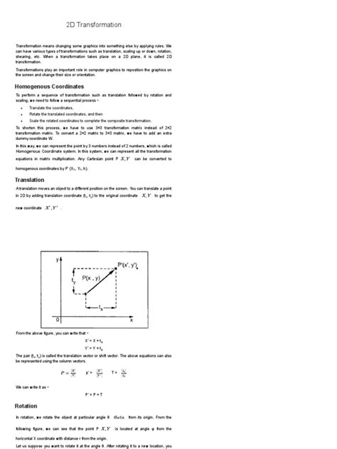 Computer Graphics 2D Transformation 的图像结果