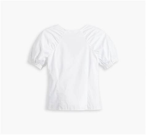 Marta Raglan Short Sleeve Blouse - White | Levi's® US
