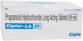 Ciplar La 20 Tablet: Uses, Side Effects, Price & Substitutes