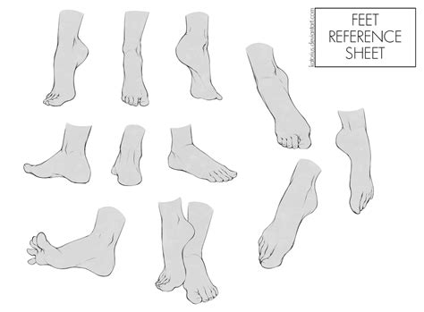 Foot Drawing Ref at Benjamin Ferguson blog