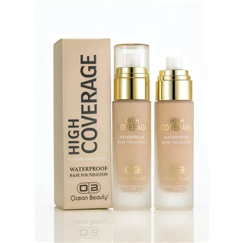 Ocean Beauty High Coverage Waterproof Base Foundation,With SPF 25 PA++ ...
