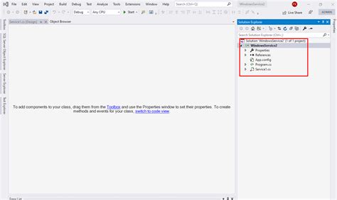 Windows service Lesson 1 - Creating windows service in visual studio ...