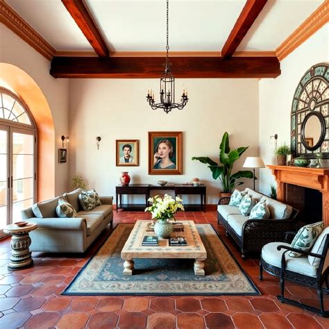 25 Spanish Style Living Room Ideas for Warmth