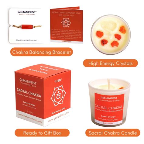 Sacral Chakra Candle for Creativity & Energy – Gemanifest