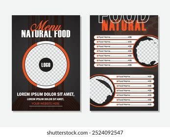 Food Menu Card Design 的图像结果